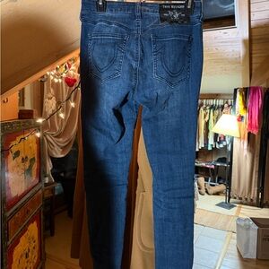 True Religion woman’s  Dark Blue Skinny Jeans